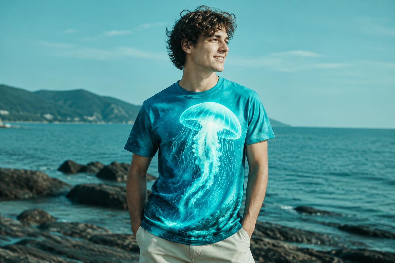 Custom printed tee